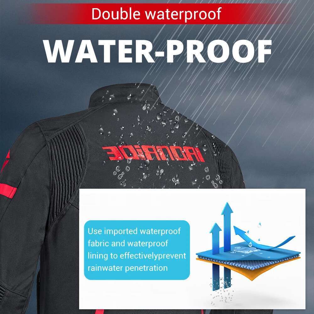 Herobike motorcycle jacket men's waterproof motorcycle jacket portable motorcycle rider riding four season racing suit
