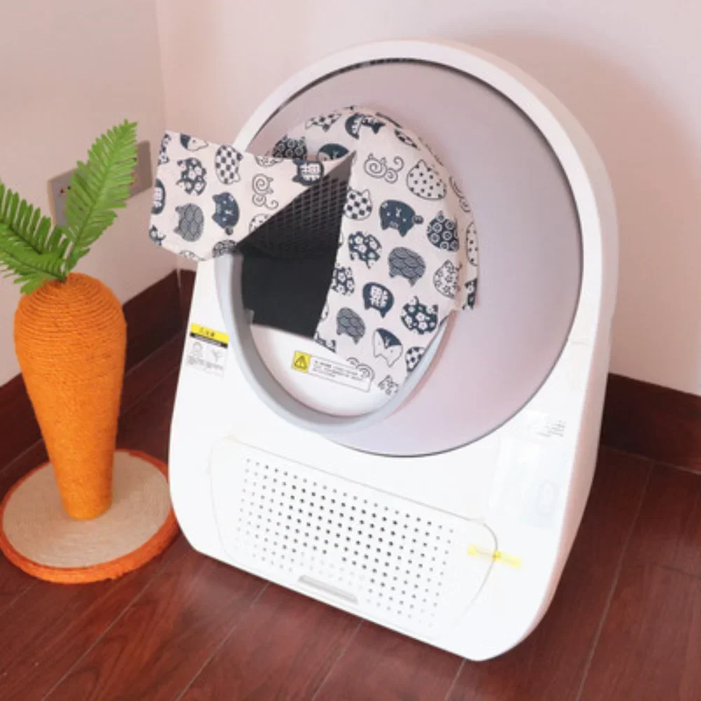 Cat Basin Odor-proof and Dust-proof Door Curtain Matching Curtains for Automatic Cat Litter Box Pet Products