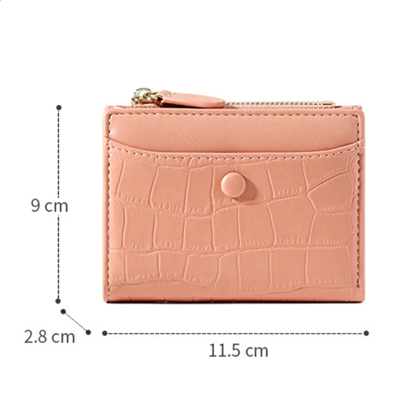 Splicing PU leather short womens wallet multi department womens small clutch coin card holder wallet womens wallet 250228