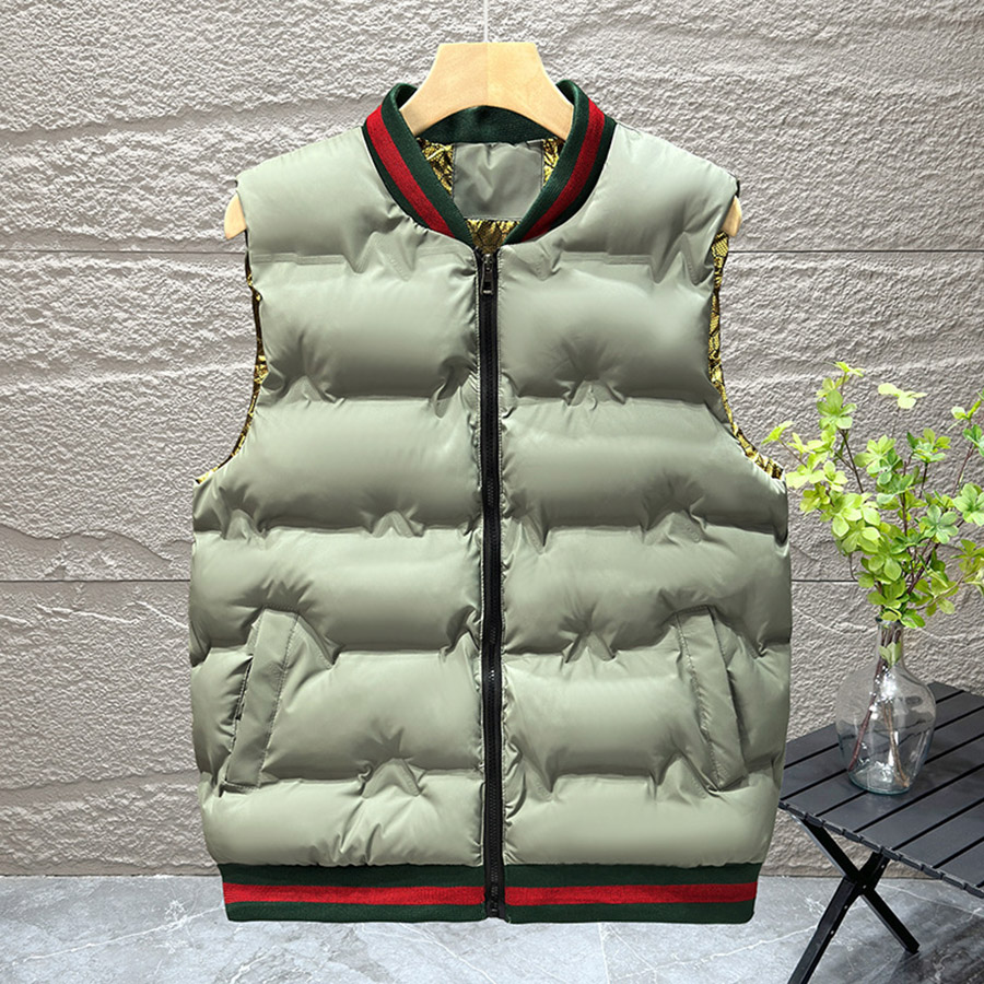 Men's Vest Zipper Cardigan Solid Color Fluffy Warm Light Comfortable Loose Casual Vest