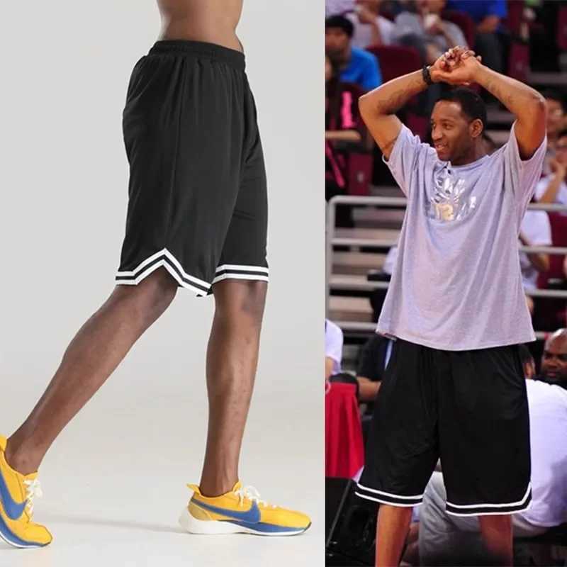 Men's Shorts American Sports Basketball Shorts Men Gym Street Ball Trendy Quick-drying Beach Training Running Loose 45-foot Hip-hop Pants J250301