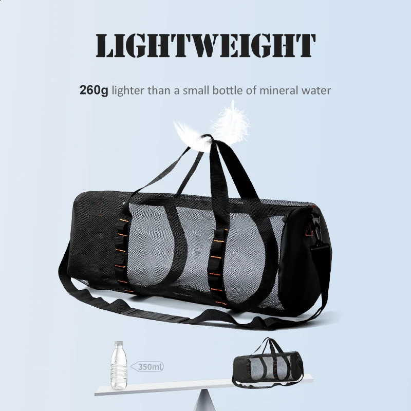 Mesh Dive Bag Large Mesh Travel Duffle for Scuba Diving and Snorkeling Gear Equipment - Dry Bag Hold Mask Fins Snorke 250305