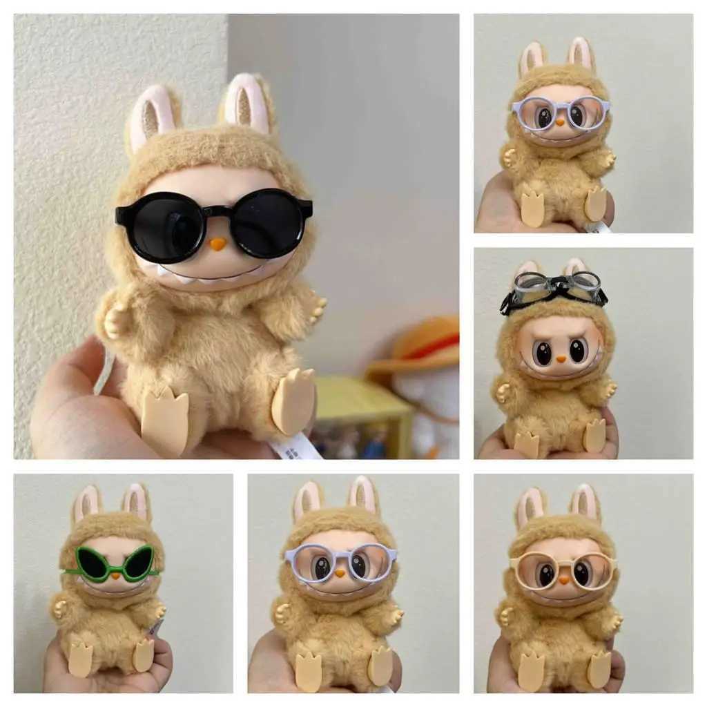 17cm Mini Plush DollS Clothes Outfit Accessories For Korea Kpop Exo Labubu Idol glasses sunglasses Clothing Gift W250301