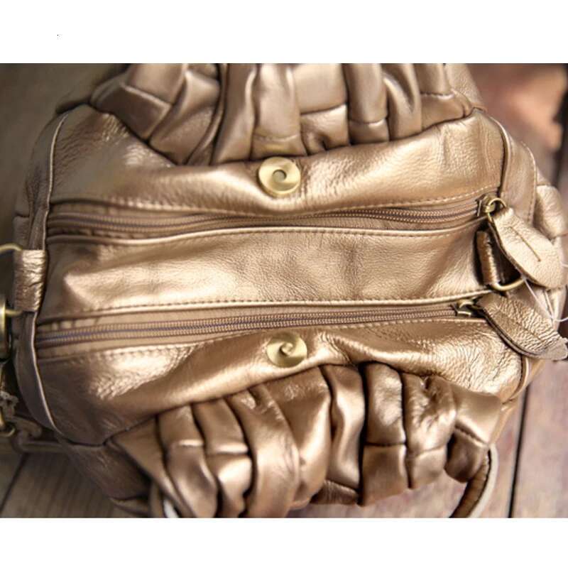 Arliwwi Designer 100% Genuine Tote Shoulder Bags Female Vintage Women's Real Cow Leather Messenger Handbags GJ01
