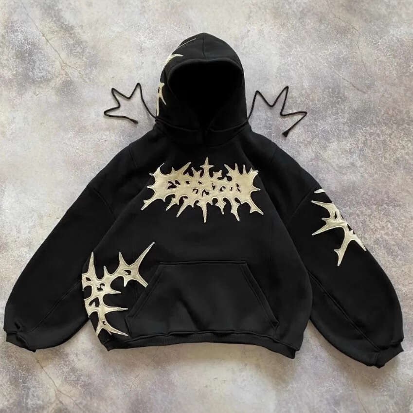 American fashion new street loose and lazy style unisex gothic niche Y2K hoodie gift for man