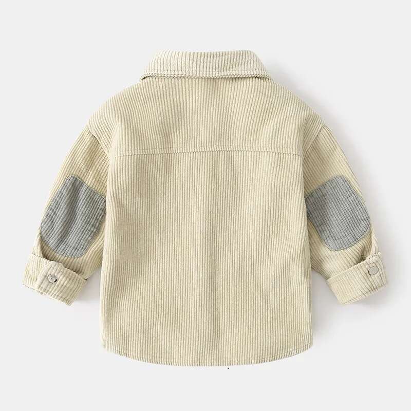 Ddmyshoesvip Kid Jackets Spring Autumn Retro Turn Down Collar Pit Striped Children Outerwear Letter Embroidery Students Boys Coats