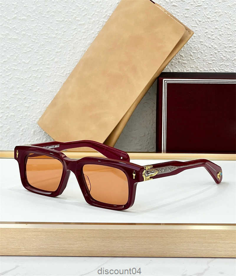 Designer Jmms Sunglasses Mens Sun Glasses Luxury Eyewear Women Classic Vintage Design Square Frame Driving Beach Fashion Anti-radiation Jacquesunglasses Box Lsv8