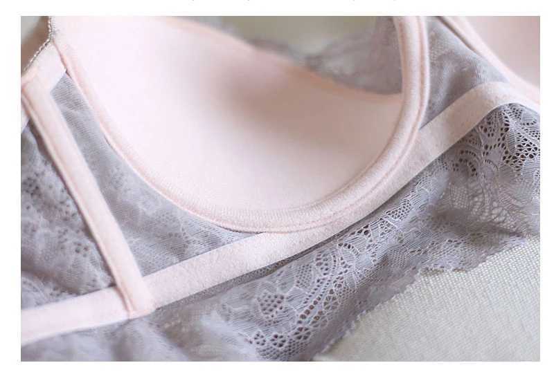 Sexy mouse embroidery thin cup with bra underwear 2023 fashion push up bra and underwear setXJ250301