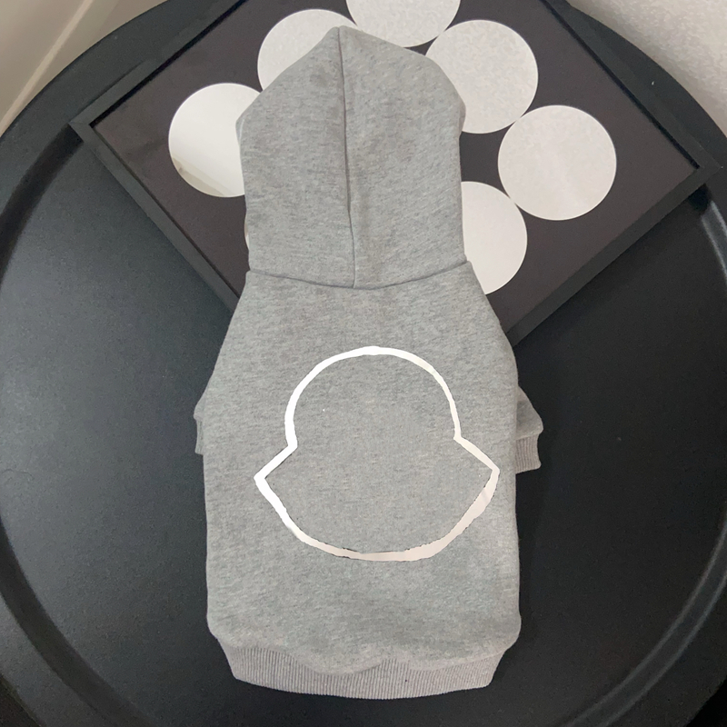 free shipping Designer Clothes ic Printed and Applique Dog Hoodie Cotton Fall Puppy Sweatshirt Soft Warm Sweater Cold Weather Coats for Small Dogs Y23