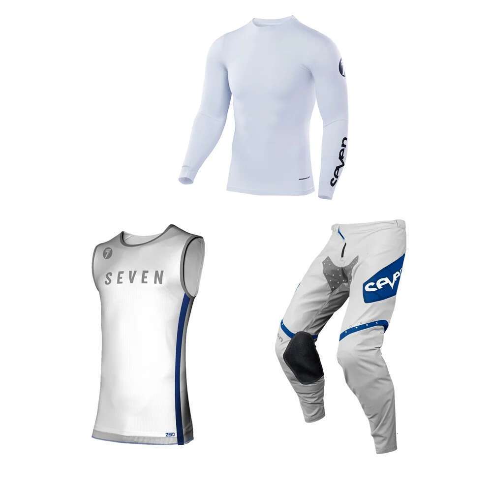 2024.1 Red and White MX jersey set, off-road motorcycle racing suit, off-road motorcycle equipment set, motorcycle set