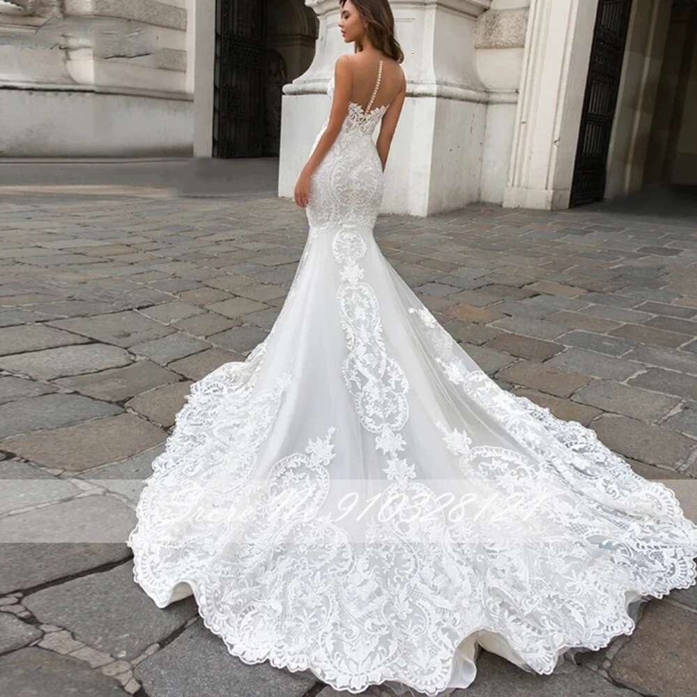 Exquisite white party darling down the floor trumpet coat sexy illusion thin ust sia lace female prom evening dresses