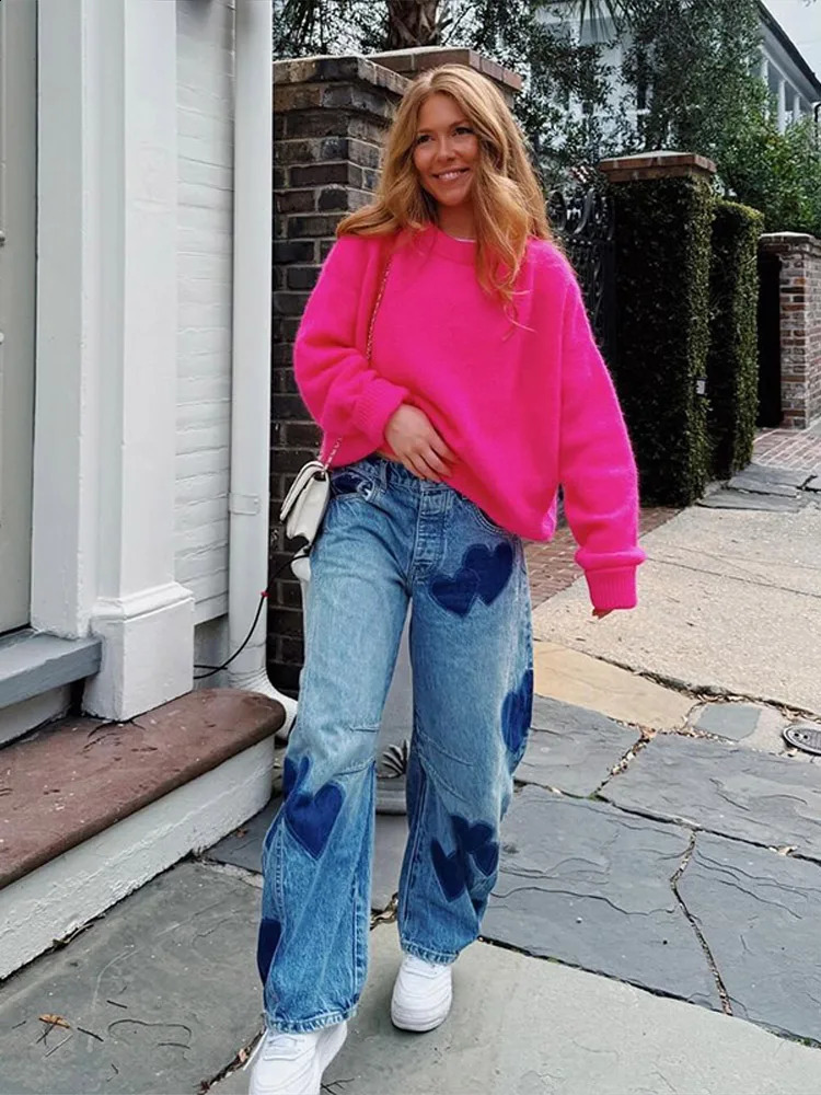 Vintage Low Rise Baggy Jeans Women Y2k Loose Fit Boyfriend Straight Wide Leg Jeans Trendy Stretch Long Denim Pants Spring 250225