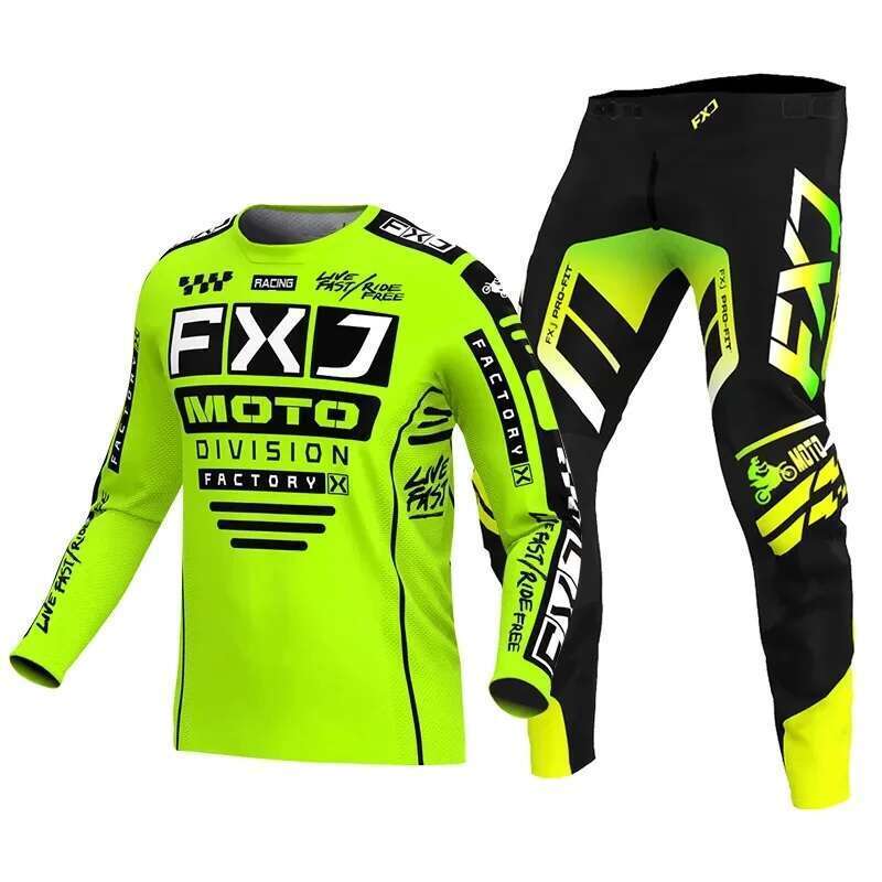 Kids motocross set, MX jersey and pants, kids set, Dirt Bike, vtt, DH, UTV, enduro equipment, youth off-road racing suit