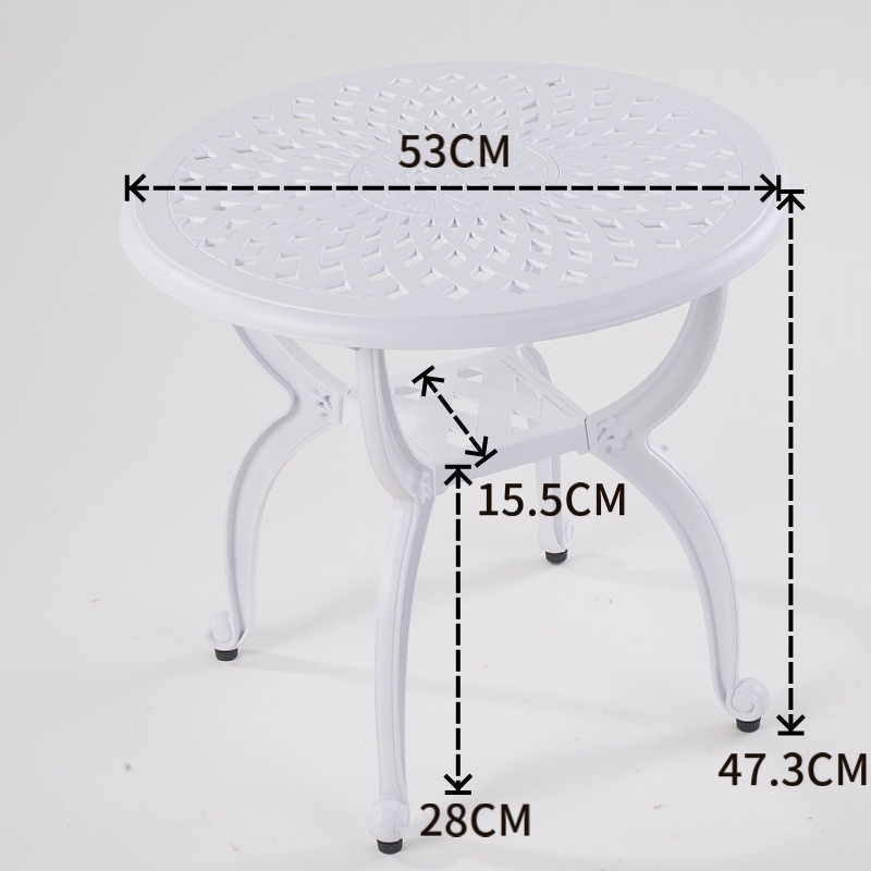 Outdoor tables and chairs coffee table cast aluminum patio open-air leisure villa outdoor garden terrace yard balcony tea table set