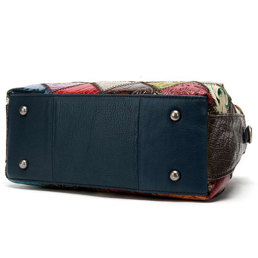 Hot Fashion Woman Handbags Woman Designers Patchwork Tote Bag Colorful Female Shoulder Bags Handbag