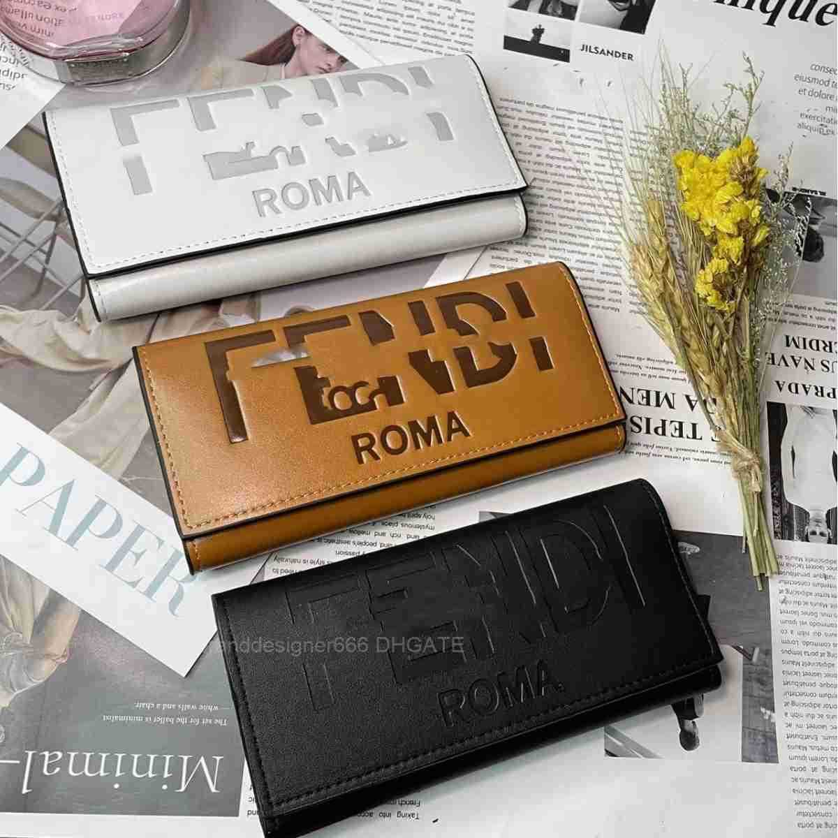 2026 Wallets Word Long Wallet One bifold wallet purse