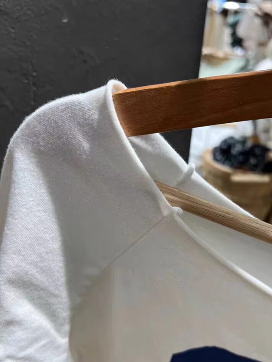 84 Print Raw Hem Long Sleeve T-shirt Woman Scoop Neck Slim Cotton Tee Top Casual Vintage Sweet Cute Streetwear Y2k Crop Tops 250411