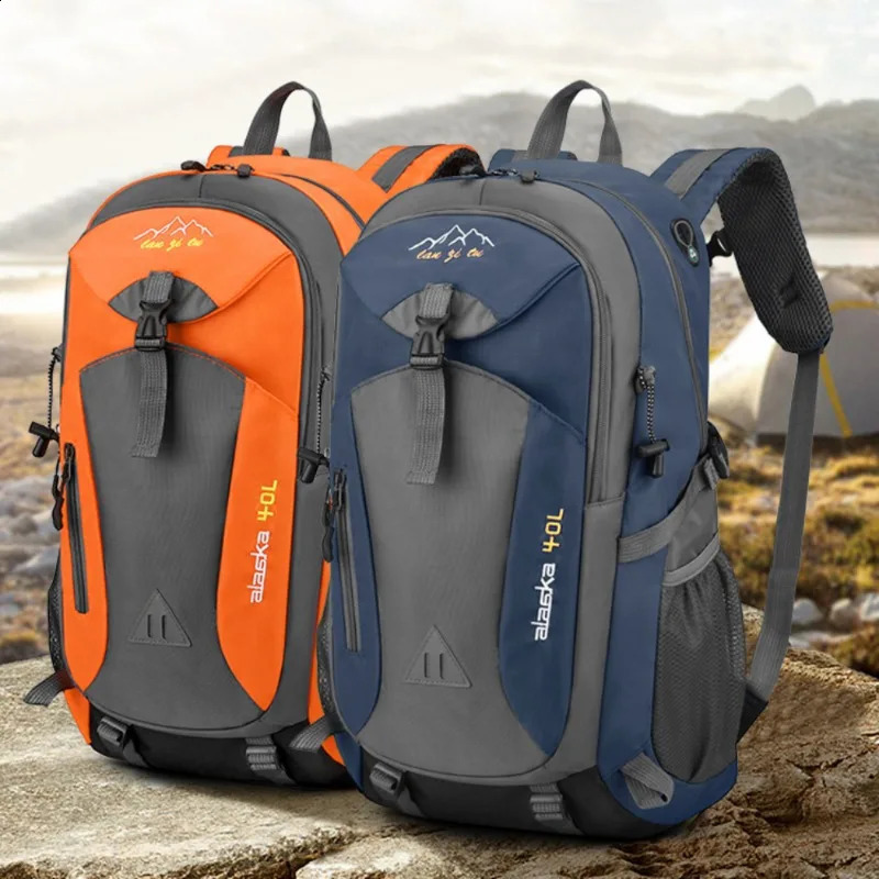 40L outdoor hiking bag mens and womens shoulder bag sports bag leisure travel backpack large capacity 250228
