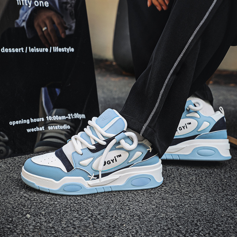 Men's and NEW women's breathable board platform elevation Casual Fashion classic retro bread shoes 35-45
