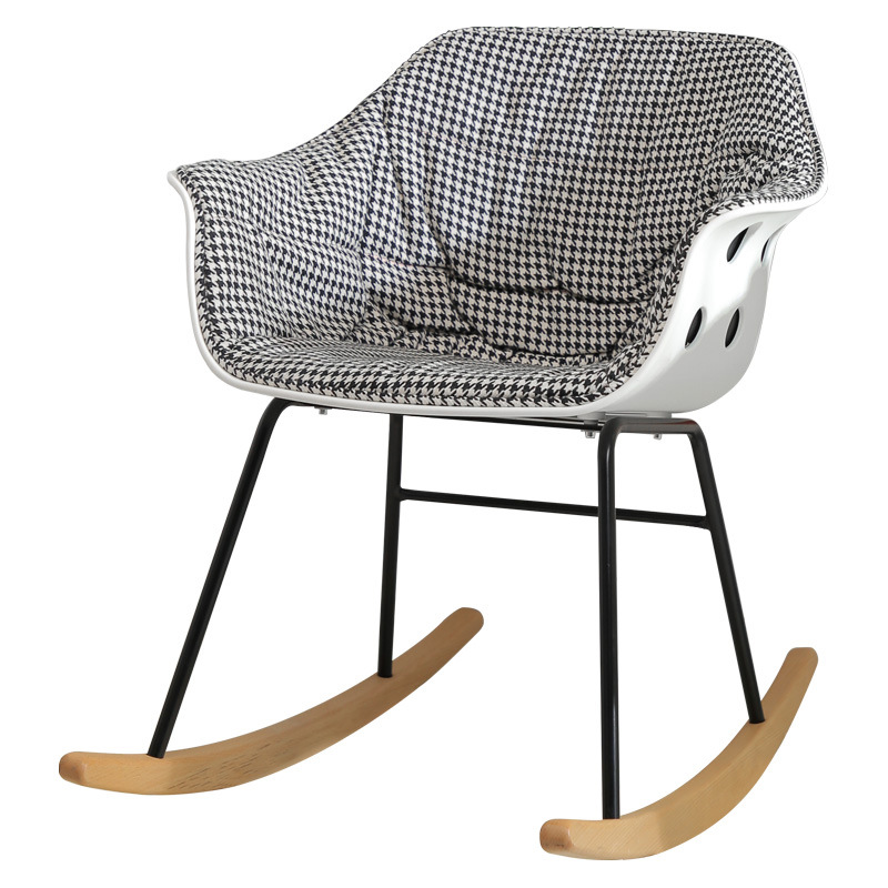 Net red bird's nest cheese rocking chair balcony home leisure lazy person chair small household living room simple modern rocking chair