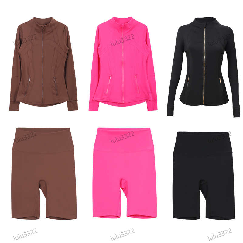 Women Yoga Set 3 Styles Fitness Hotty Biker Shorts Sports Bra lingerie Back Sportswear Outfits Gym Suits Cloth Running Workout Tracksuits