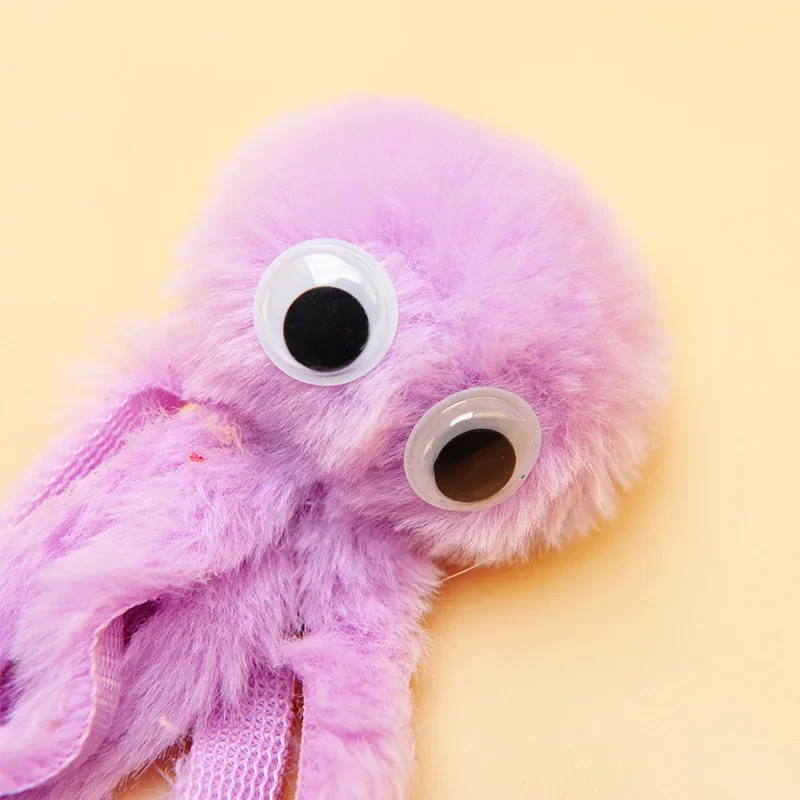Cat Toy Cute Octopus Plush Toy Bite Resistant Teeth Interactive Play Pet Supplies