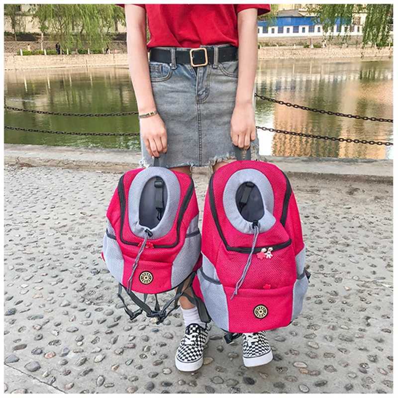 Pet Cat Dog Backpack Out Walking Travel Portable Animal Transport Bag Small Dogs Chihuahua Carrying Shoulder Backpack 250205