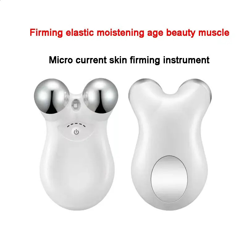 Microcurrent Face Roller Massager Face Lifting Machine 3D Facial Massage Roller Anti Tighten Skin Rejuvenation Skin Care 250226