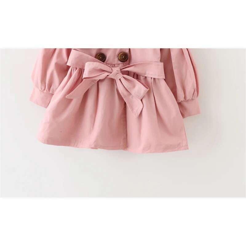Ddmyshoesvip Trench Coat For Girl Children S Spring Cute Long Jacket New Kids Casual Outerwear Baby Khaki Fashion Windbreaker