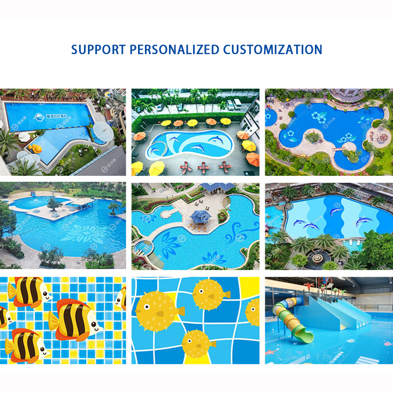 Processing customized PVC film, heat-resistant and overall swimming pool waterproof film