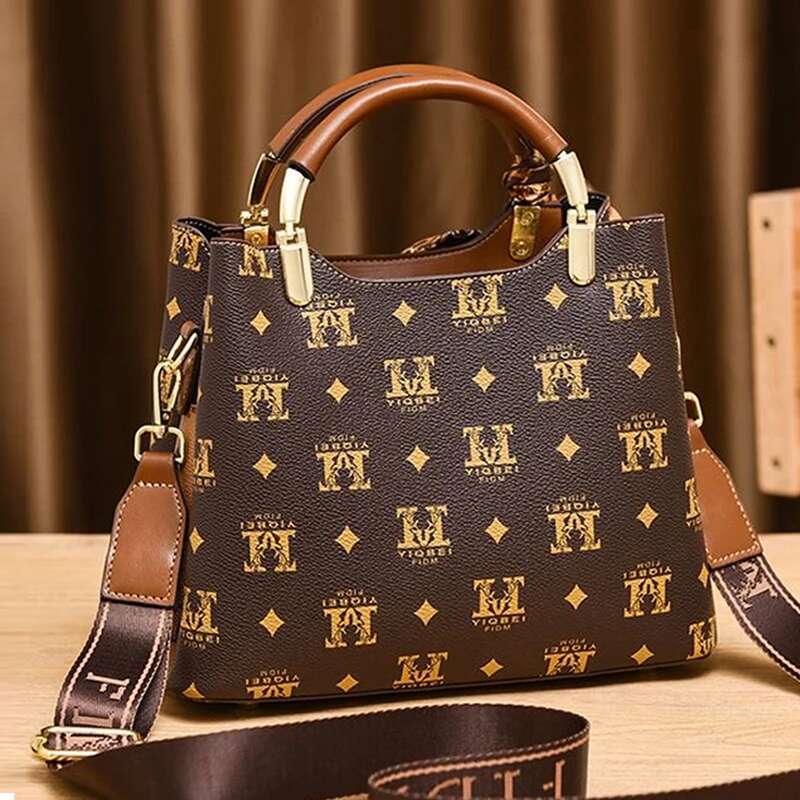Geometric Pattern Handbag, Elegant PU Leather Purse, Women'scrossbody Bag With Pendant designer handbags women
