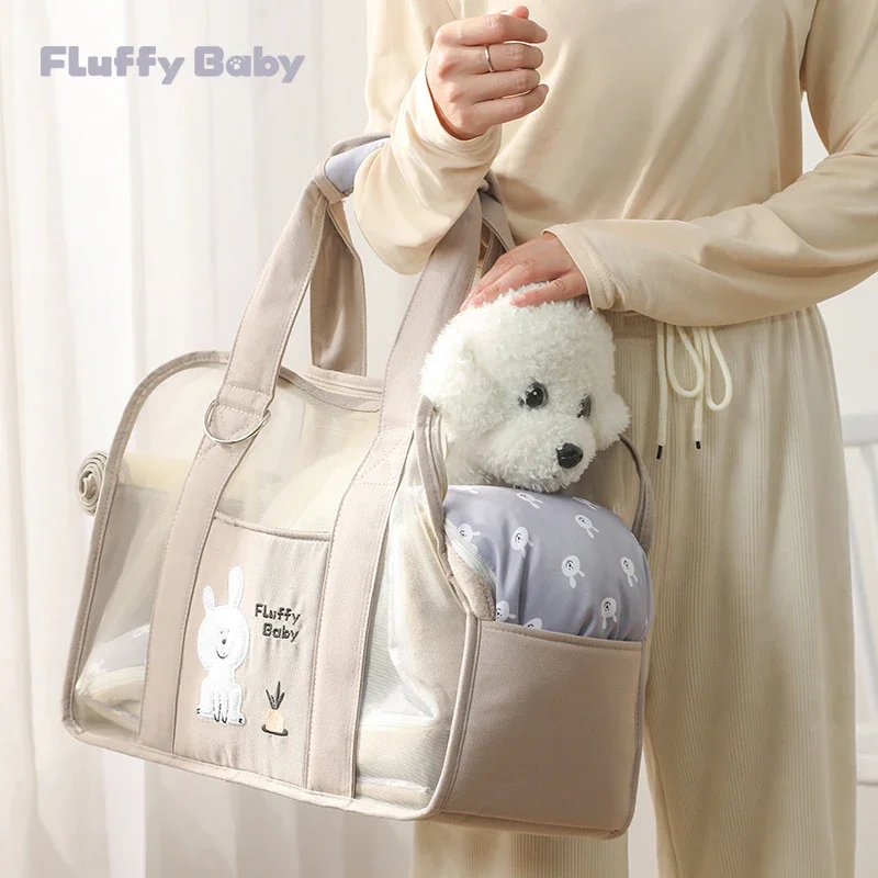 Summer Breathable Dog Carrier Bag Dogs Accessories Foldable Cat Carrier Bag Yorkshire Terrier Pomeranian Puppy Bags