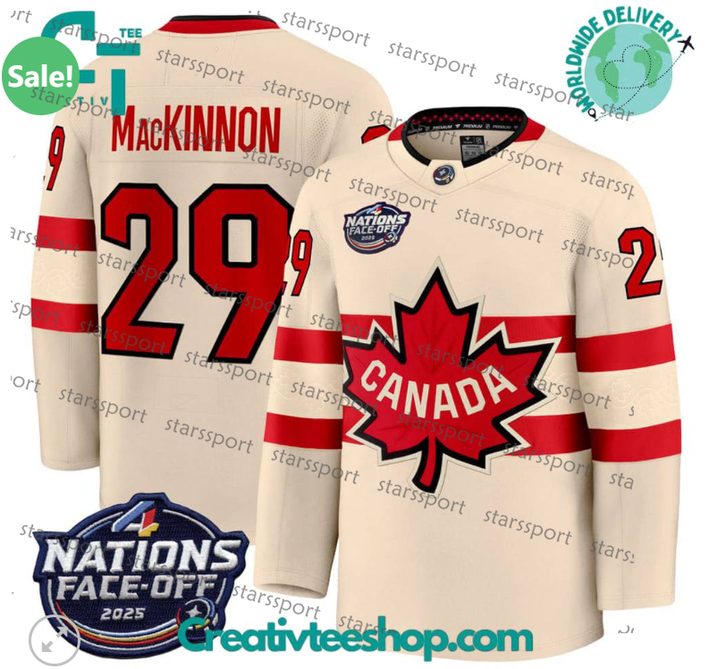 National Team 5 Devon Toews Jersey 2025 Canada Hockey 4 Nations Face-Off 50 Binnington 33 Adin Hill 35 Sam Montembeault 89 Drew Doughty 8 Cale Makar 4