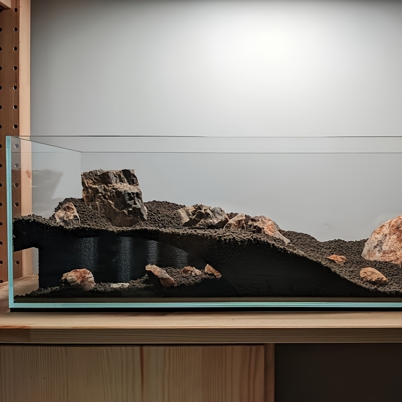 Aquarium Natural Corner Cave: Fish Body Location/Hidden and Observation Window