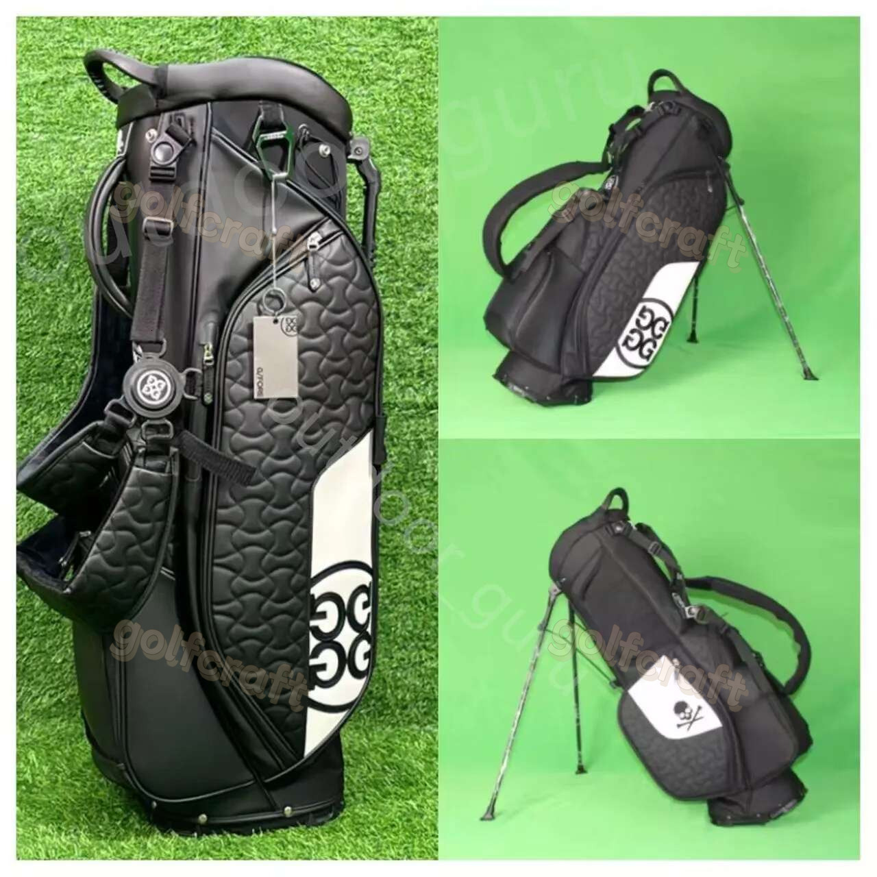 stand bag Golf ball bag sports bag unisex equipment waterproof lightweight shoulder standard large capacity 69a