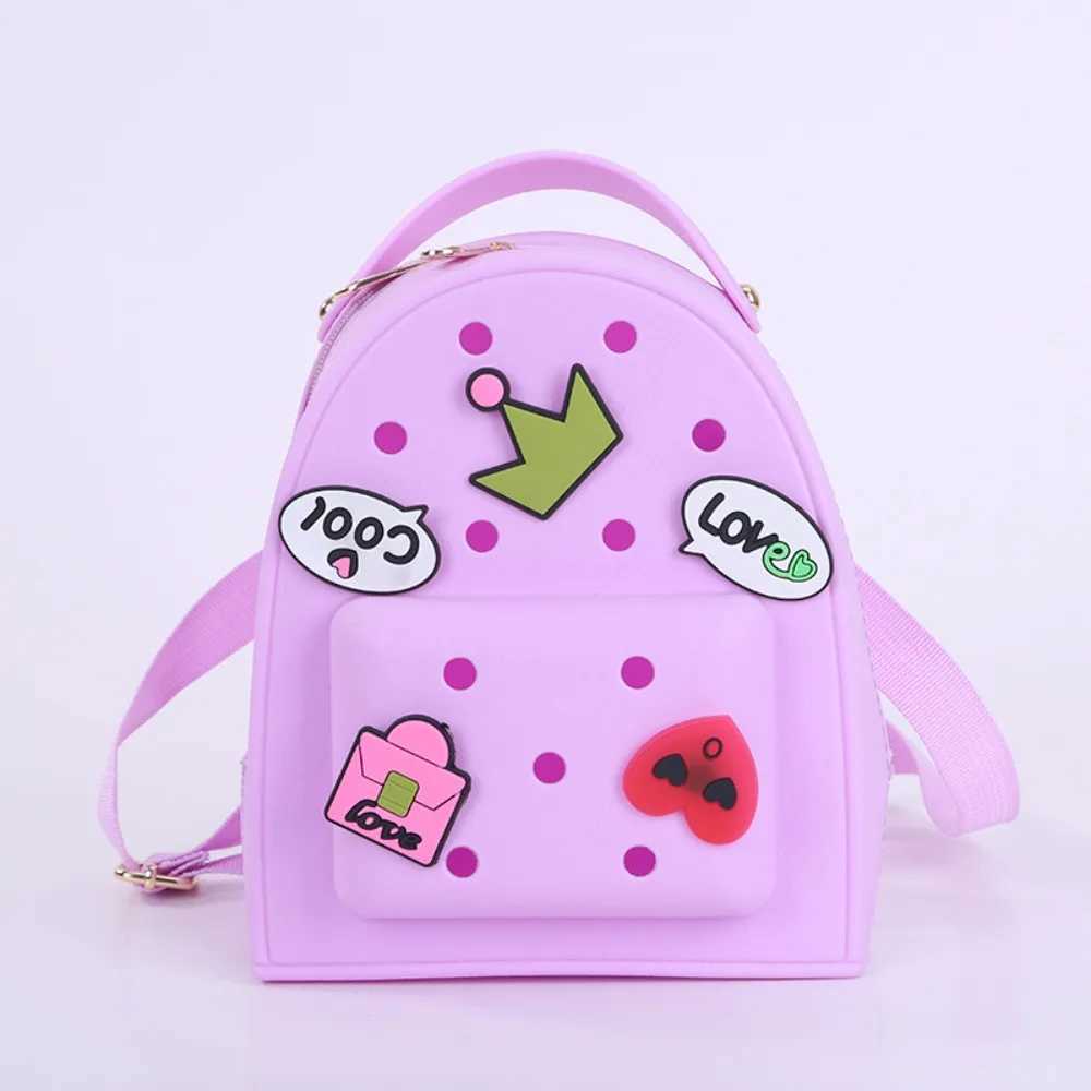 Creative DIY EVA Bogg Backpack Sandproof Summer Hole Beach Bag Shodbag Portable Travel Storage Bag Gif for Kids Y250228
