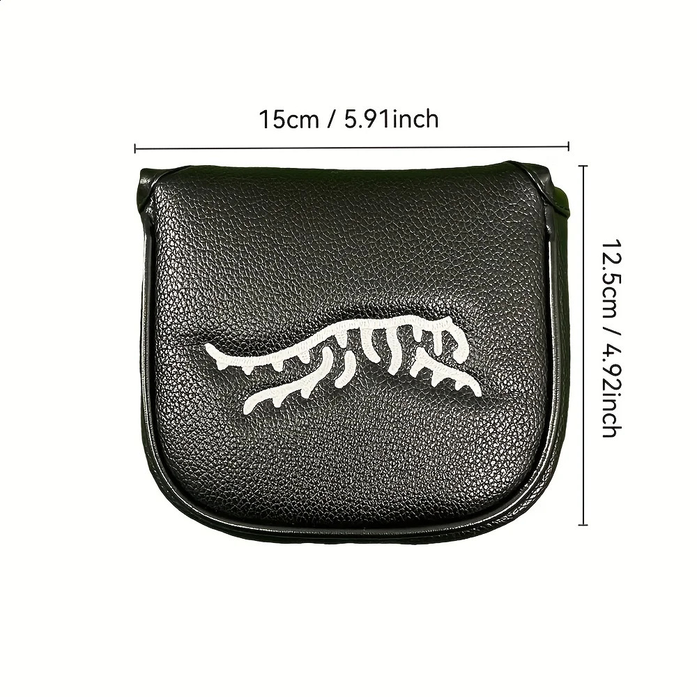 1pc Fashion Tiger Golf Club Putter Head Cover suitable for every outdoor enthusiasts waterproof easy to use magnetic closure 250228