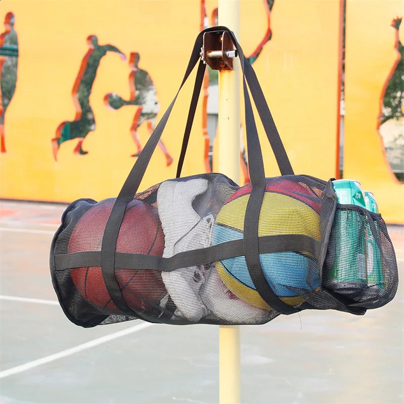 Foldable Large Capacity Mesh Duffels Gear Bag Scubas Diving Snorkeling Equipment Football Storage Bag Tear-resistant Duffels Bag 250305