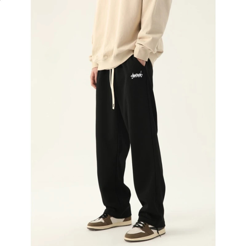 Mens Pants Baggy Pants Neutral Breathable Baggy Outdoor Pants Fashion Pants Sweatpants 250225