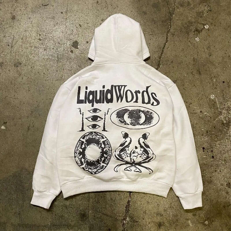 Fashion Letter Printed Men's and Women's Loose Hoodie gift for man