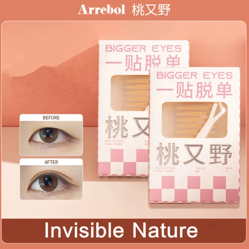 Arrebol Double-fold Eyelid Tape Invisible Eyelid Lift Band Self Adhesive Stickers Waterproof Fiber Paste Big Eye Tools 250224
