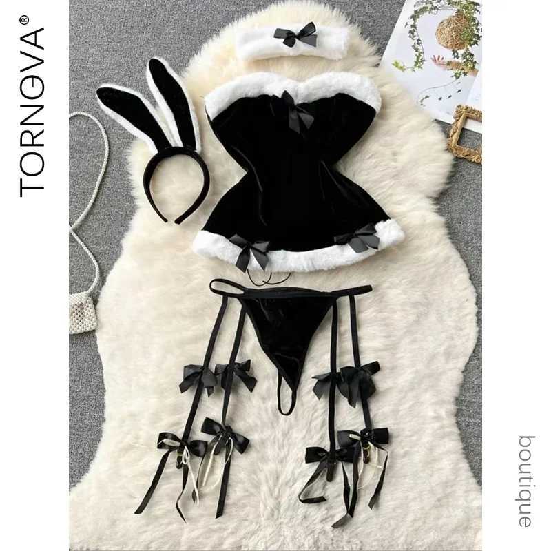 Tornova Sexy Uniform Lingerie Set Womens Underwear Sexy Lingerie Outfit Bra Sexy Set Lingerie Exotic Play Uniform Underwear SetXJ250301