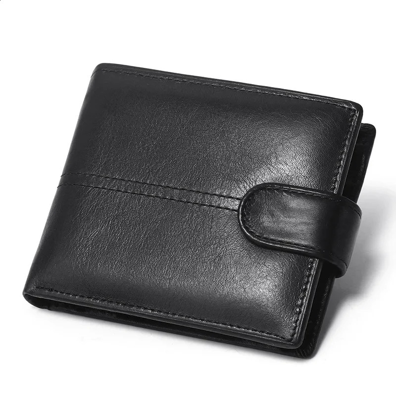 Rfid Blocking Genuine Leather Wallet for Men with Coin Pocket USD Wallet for Men Genuine Leather Wallet for Men 250228