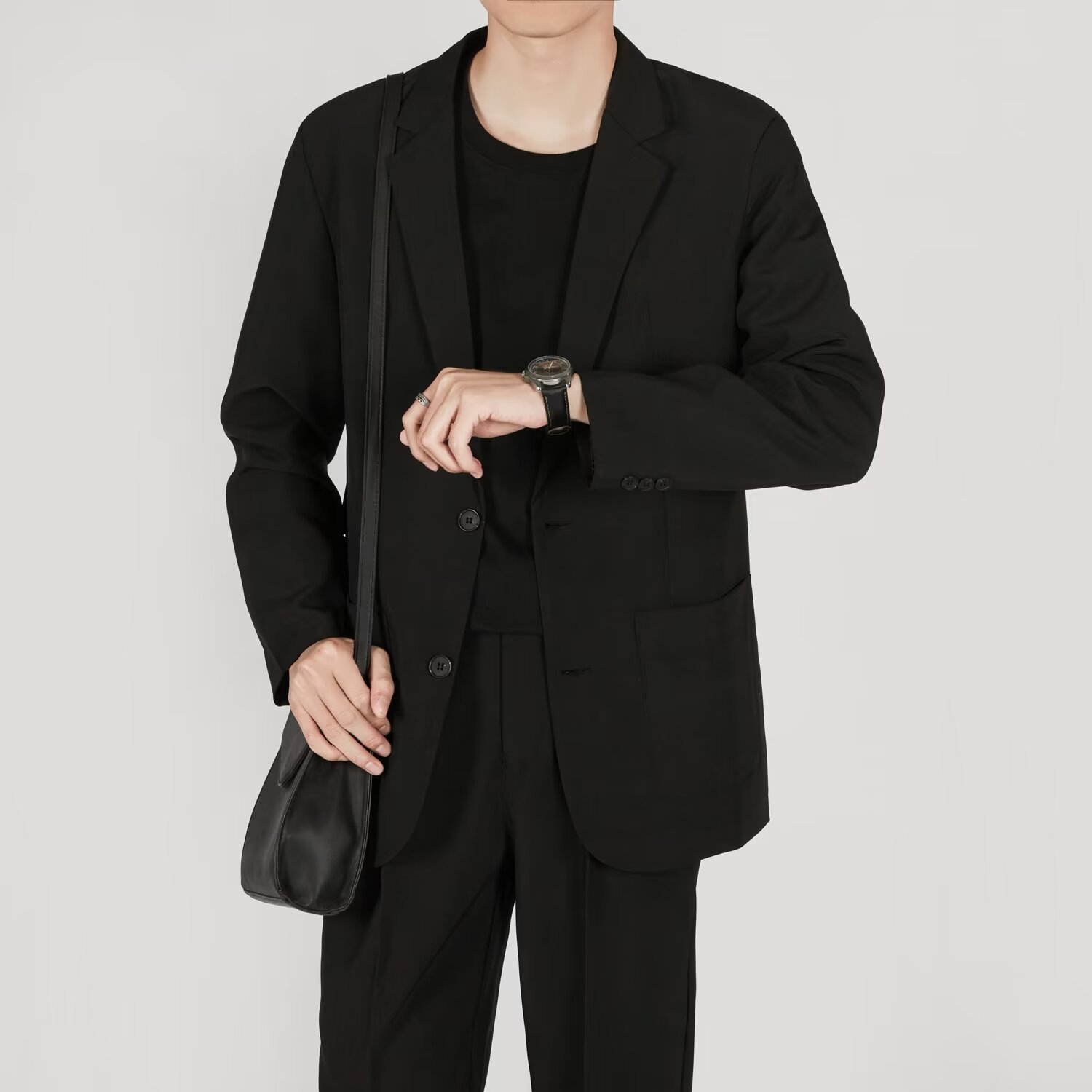 F228Trendy Korean Casual Outfit Collection - Seasonal Suit Sets for Petite Frames