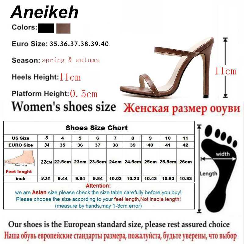 Aneikeh 2025 hot Wen Sandals Stiletto High Heel Strap Ankle Wrap OL Sexy Pumps Party Dress Dropsing Shoes Size 35-40 Z250301