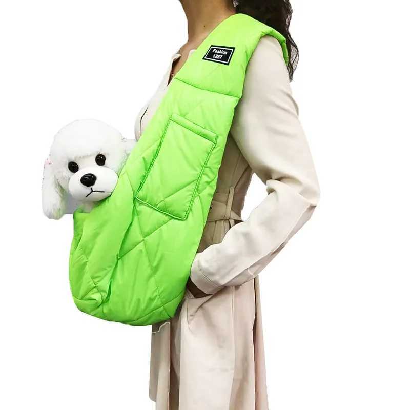 Suitable For All petsIns Crossbody Outdoor Portable Dog Winter Down Cat Bag 250205