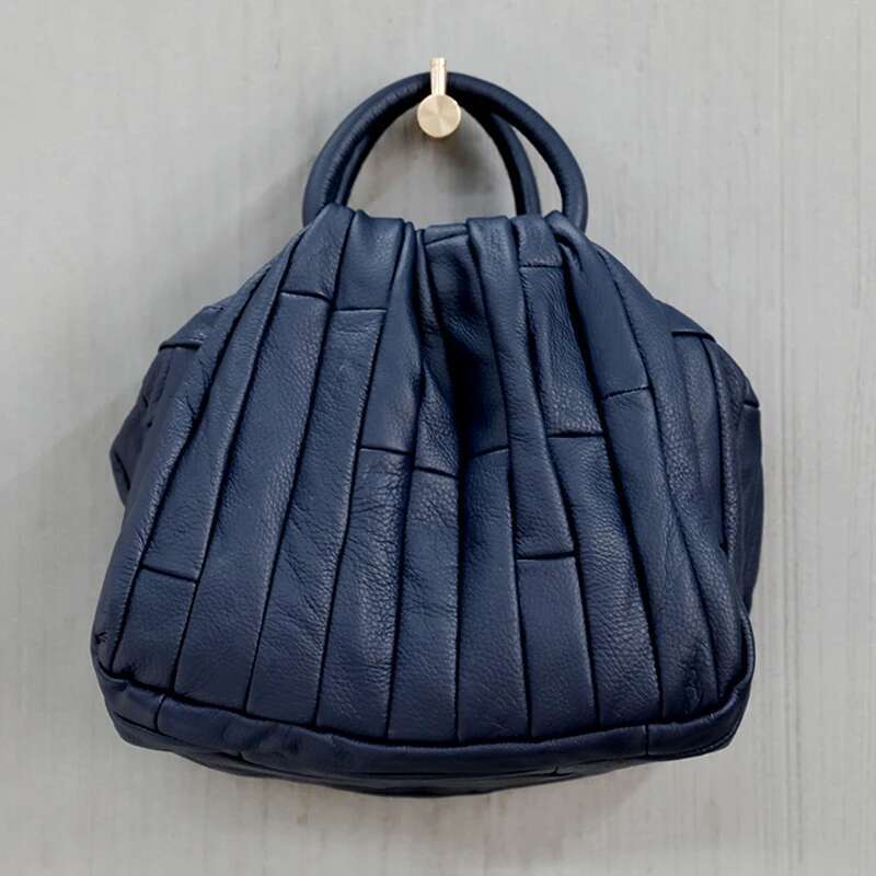 Arliwwi Designer 100% Genuine Tote Shoulder Bags Female Vintage Women's Real Cow Leather Messenger Handbags GJ01
