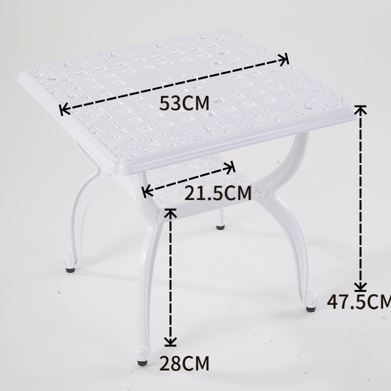 Outdoor tables and chairs coffee table cast aluminum patio open-air leisure villa outdoor garden terrace yard balcony tea table set
