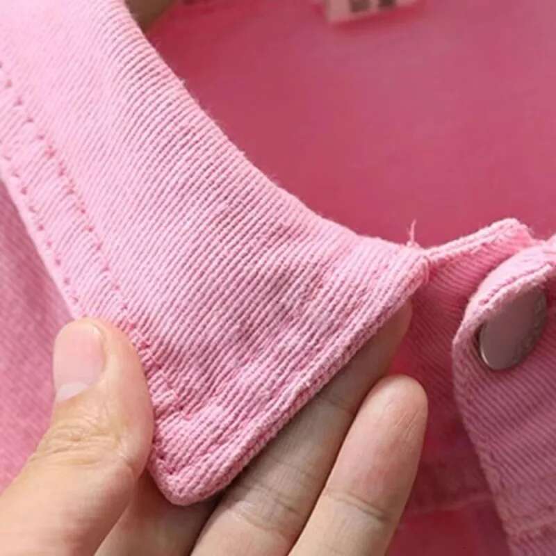 Ddmyshoesvip Spring And Autumn Jackets New Fashionable Girl Baby Cute Back D Small Wer Pink Denim Coat Girls Top