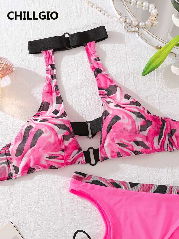 CHILLGIO Women Zebra Print Bra Brief Suits Three Pieces Bras Underpants Outfits Ins Fashion Bodycon Sexy Push Up Underwear SetsXJ250301